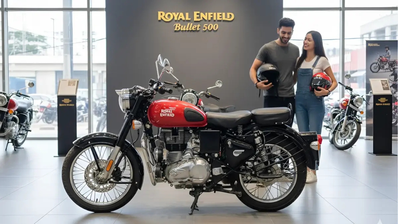 2026 Royal Enfield Bullet 500 Revealed: Retro Charm, 500cc Engine Power and 45 KM/L Mileage
