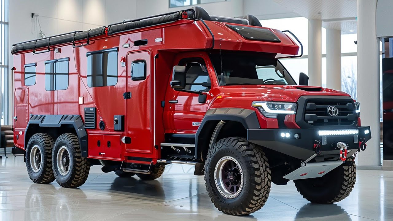 2026 Toyota 6×6 Camper Revealed: The Most Extreme Off-Road Motorhome Yet!