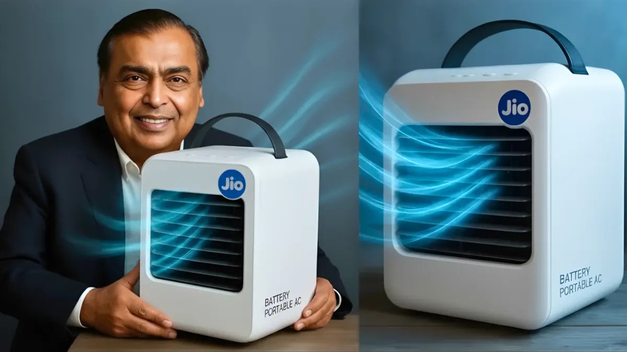 2026 Jio Portable Battery AC Arrives: 8-Hour Power Backup, Fast Cooling in 10 Minutes, ₹1,800 EMI